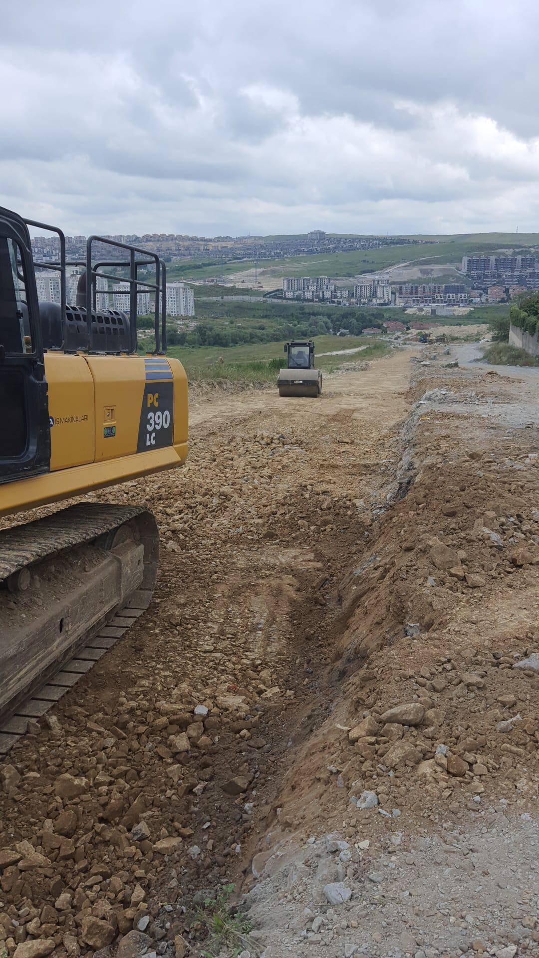 Hosdere Valley Residences construction site and technical structure works